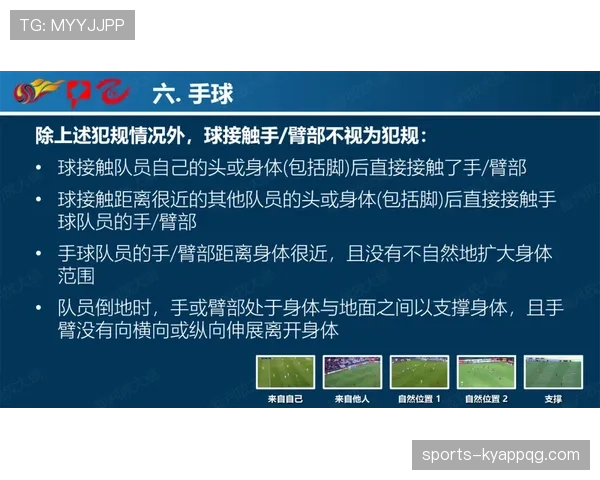 足球手球判罚规则详解及裁判判定关键标准